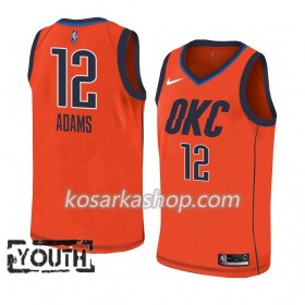 Dres Oklahoma City Thunder Steven Adams 12 Nike 2018-19 Ružičasta Swingman - Dječji